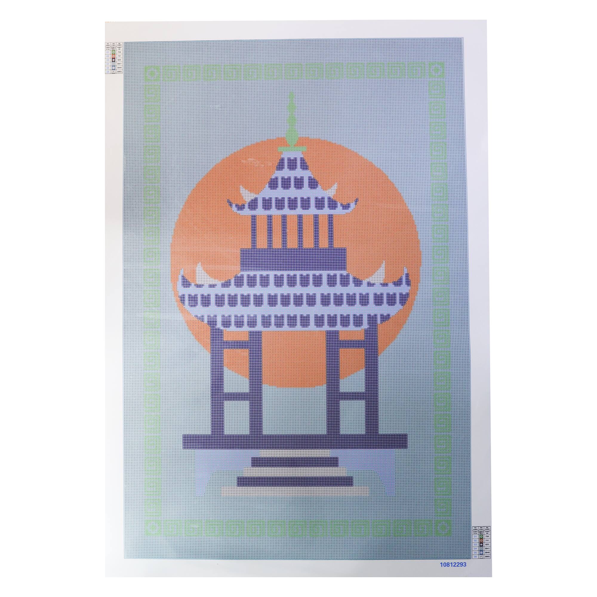 Jonathan Adler x Michaels 24" x 36" Pagoda Diamond Art Kit